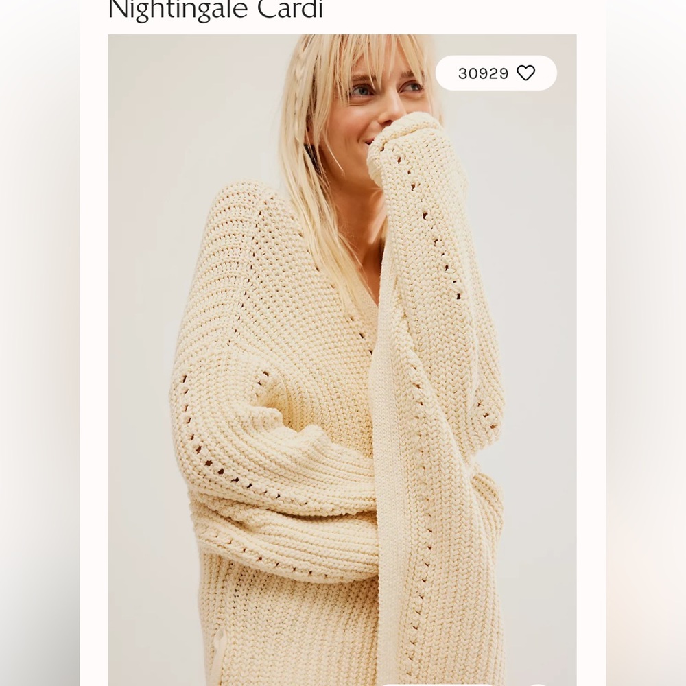 Free People Nightingale Cardi
